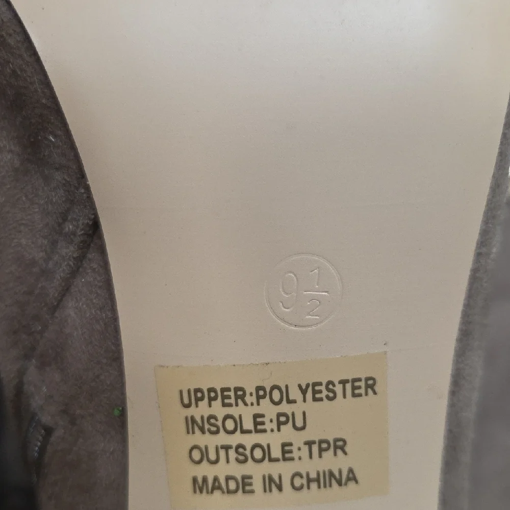 Elegant Tan Over-the-Knee Boots Sz 9.5 New Without Tag Or Box